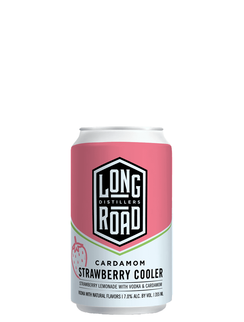 Strawberry Cooler Canned Cocktail | Long Road Distillers